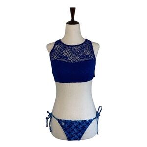 Ralph Lauren Blue Bikini Set